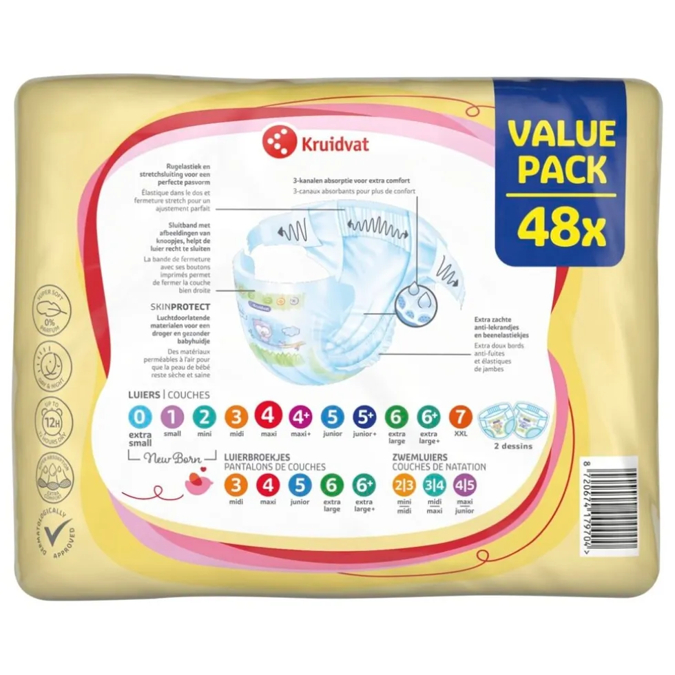 Kruidvat Maxi Maat 4 Luiers Valuepack