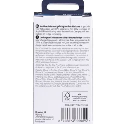 Kruidvat Mfi 20W 8-Pin Charger