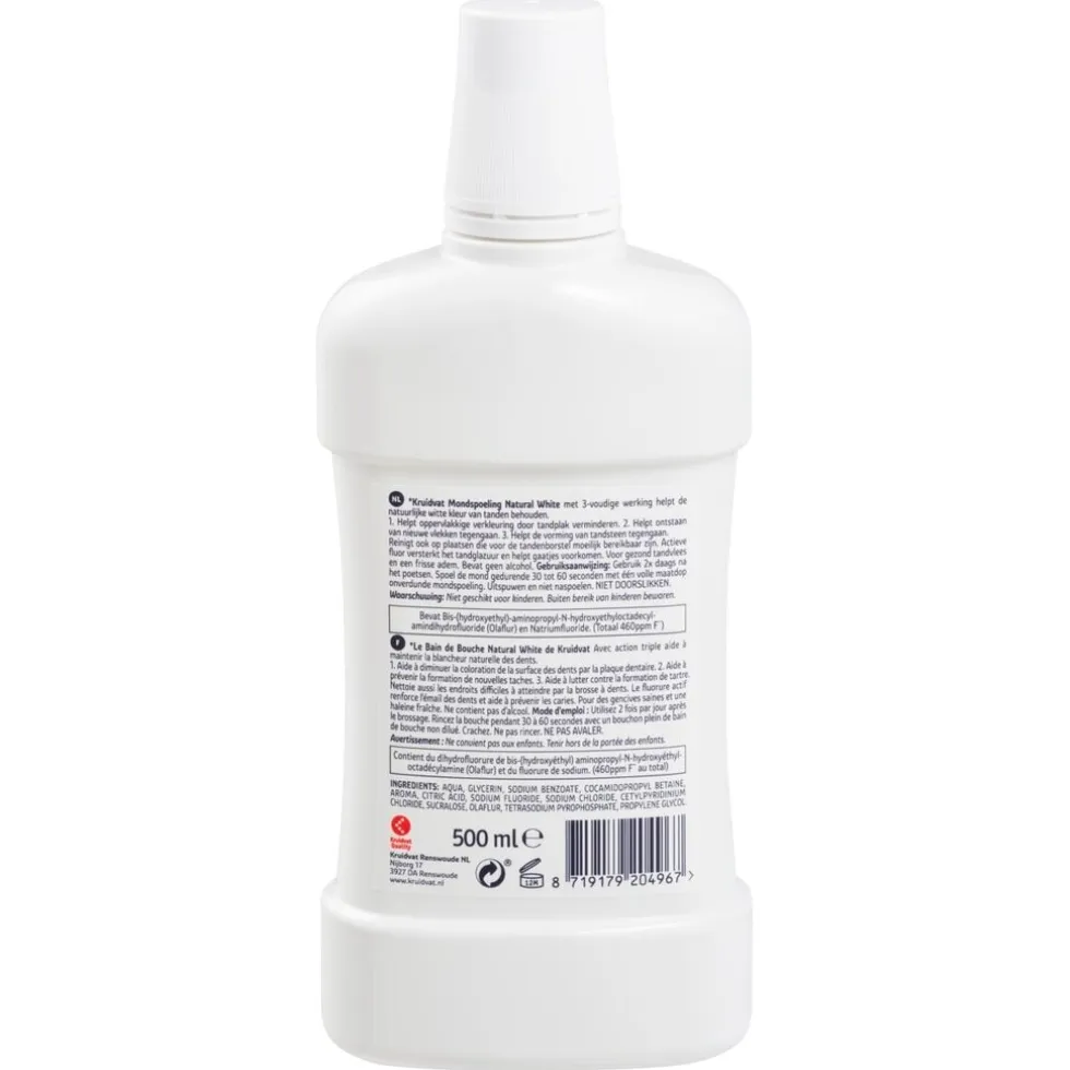 Kruidvat Natural White Mondwater