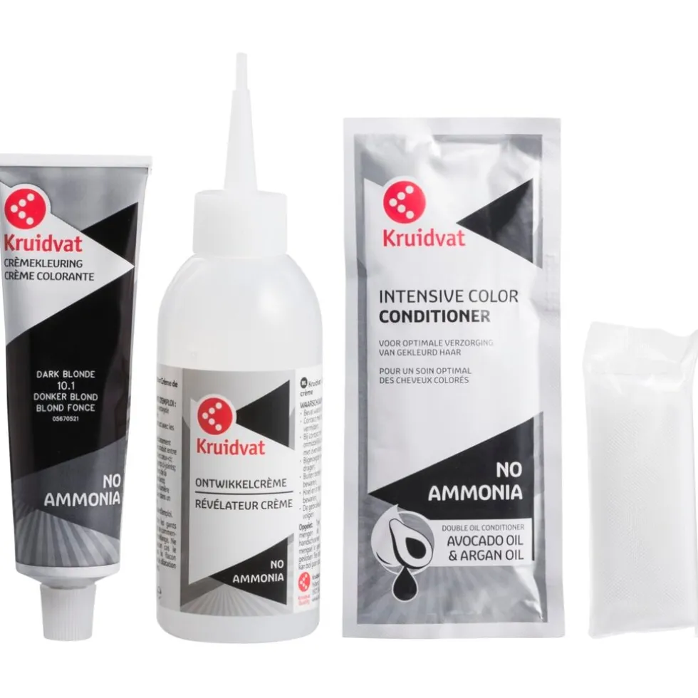 Kruidvat No Ammonia 10.1 Donkerblond Crème Haarkleuring