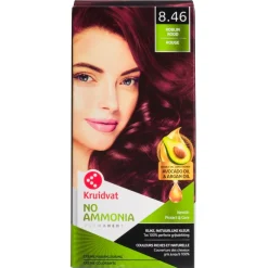 Kruidvat No Ammonia 8.46 Robijn Rood Crème Haarkleuring