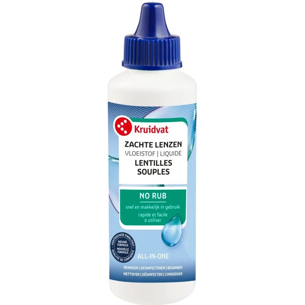 Kruidvat Opticare Zachte Lenzen All-In-One No Rub Lenzenvloeistof
