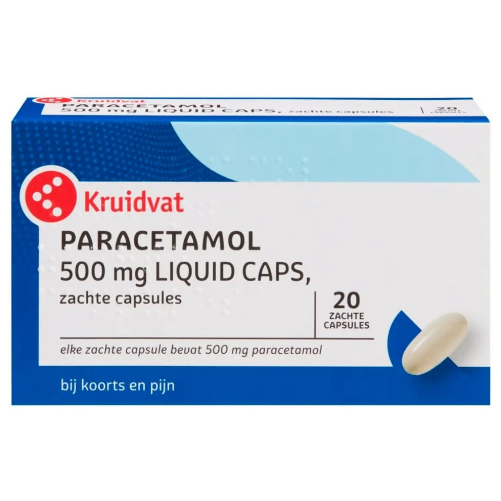 Kruidvat Paracetamol 500mg Liquid Caps