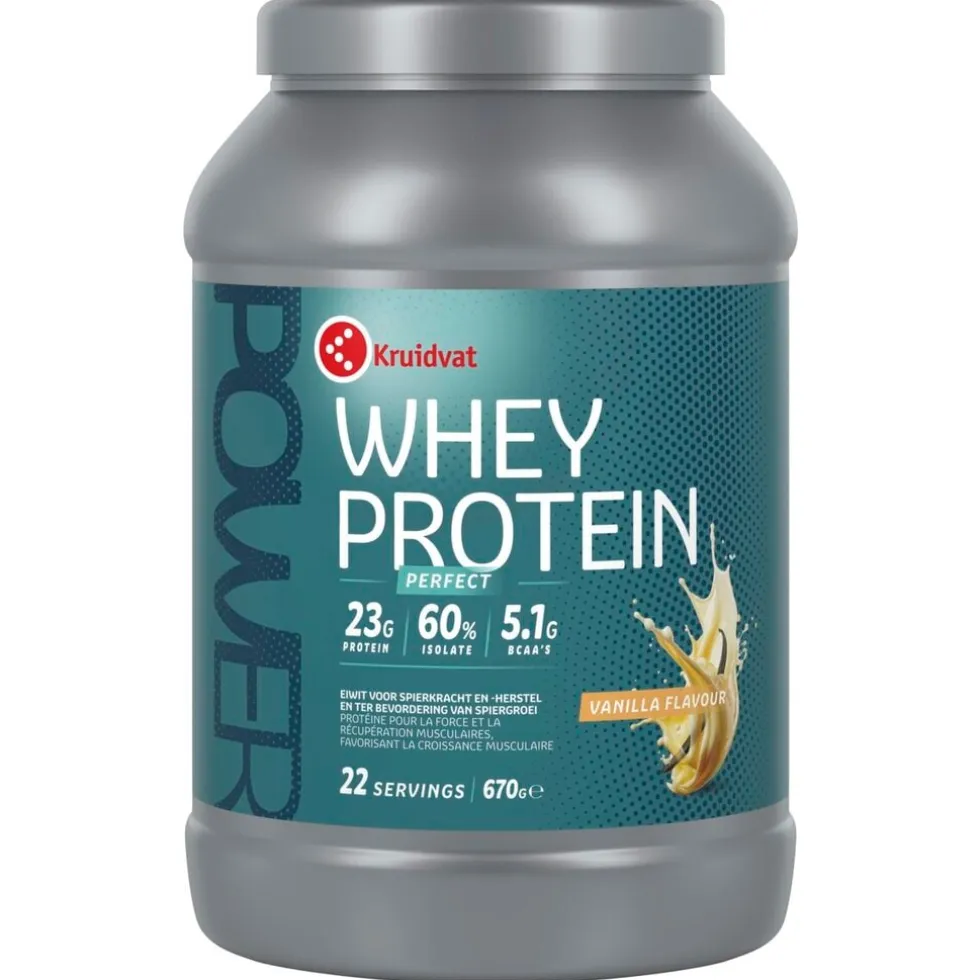 Kruidvat Perfect Whey Protein met Vanillesmaak