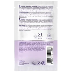 Kruidvat Pore Refining Niacinamide & Coconutwater Sheet Mask