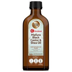 Kruidvat Power Curls Mafura Black Castor & Shea Oil Haarolie