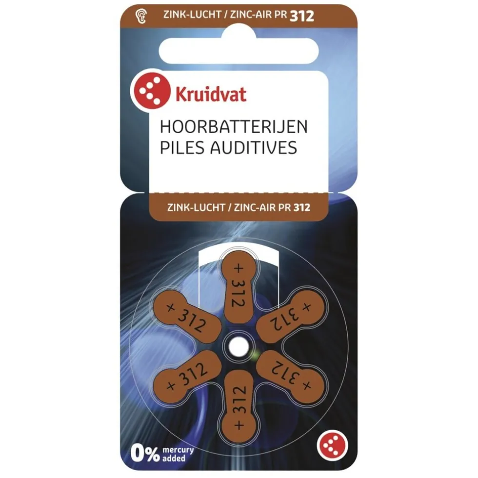 Kruidvat PR312 Hoorbatterijen
