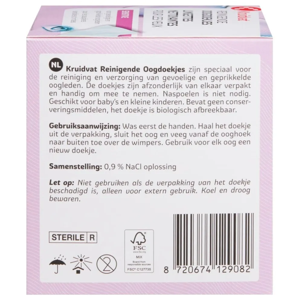 Kruidvat Reinigende Oogdoekjes