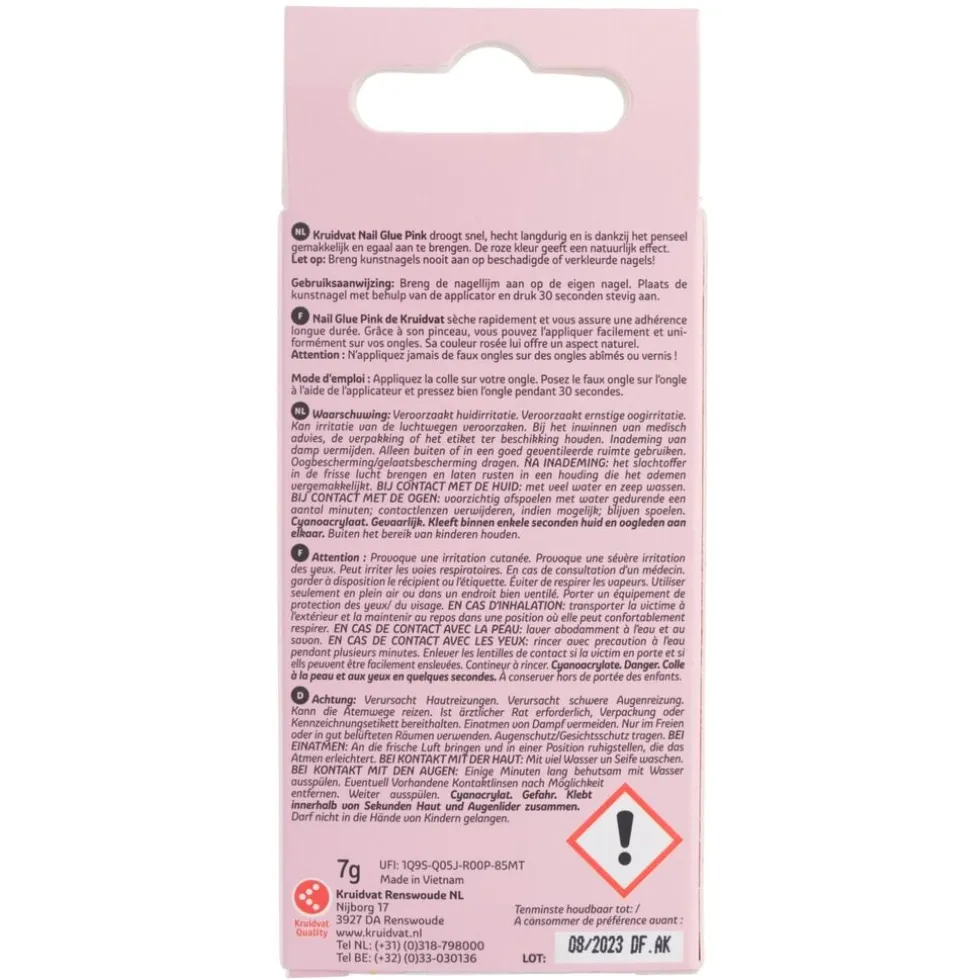Kruidvat Salon Nails Pink Nail Glue