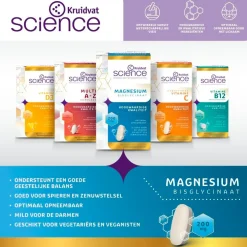 Kruidvat Science Magnesium Bisglycinaat Tabletten