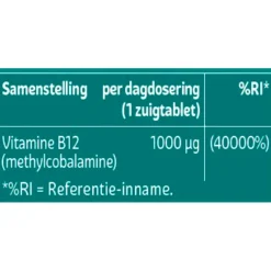 Kruidvat Science Vitamine B12 Zuigtabletten