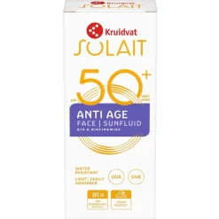 Kruidvat Solait SPF50+ Anti-Age Face Sunfluid