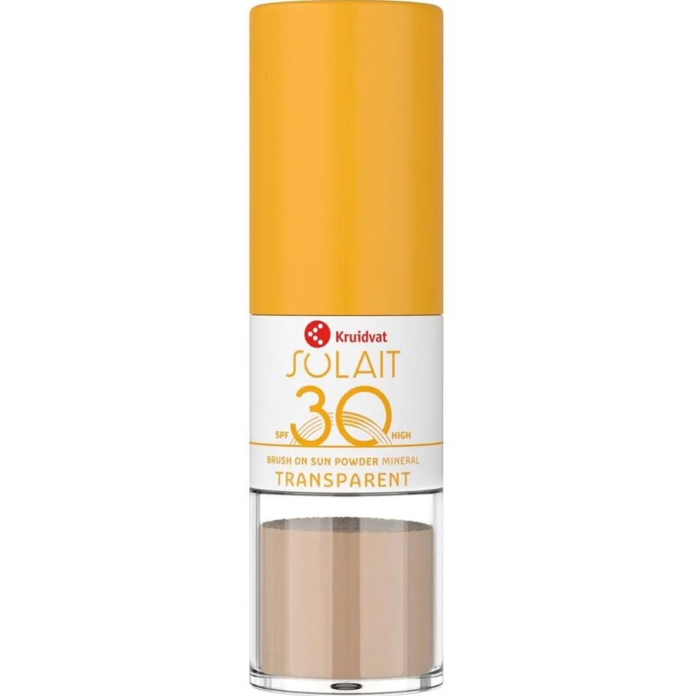 Kruidvat Solait SPF30 Brush on Face Transparant Sun Powder