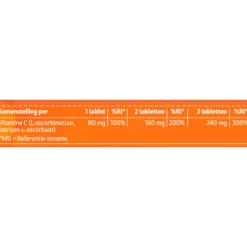 Kruidvat Vitamine C-80 Suikervrij Tabletten