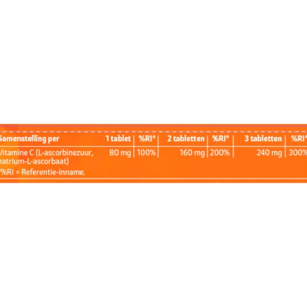 Kruidvat Vitamine C-80 Suikervrij Tabletten