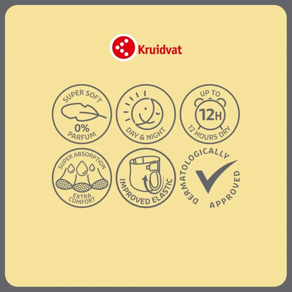 Kruidvat XXL Maat 7 Luiers Jumbopack