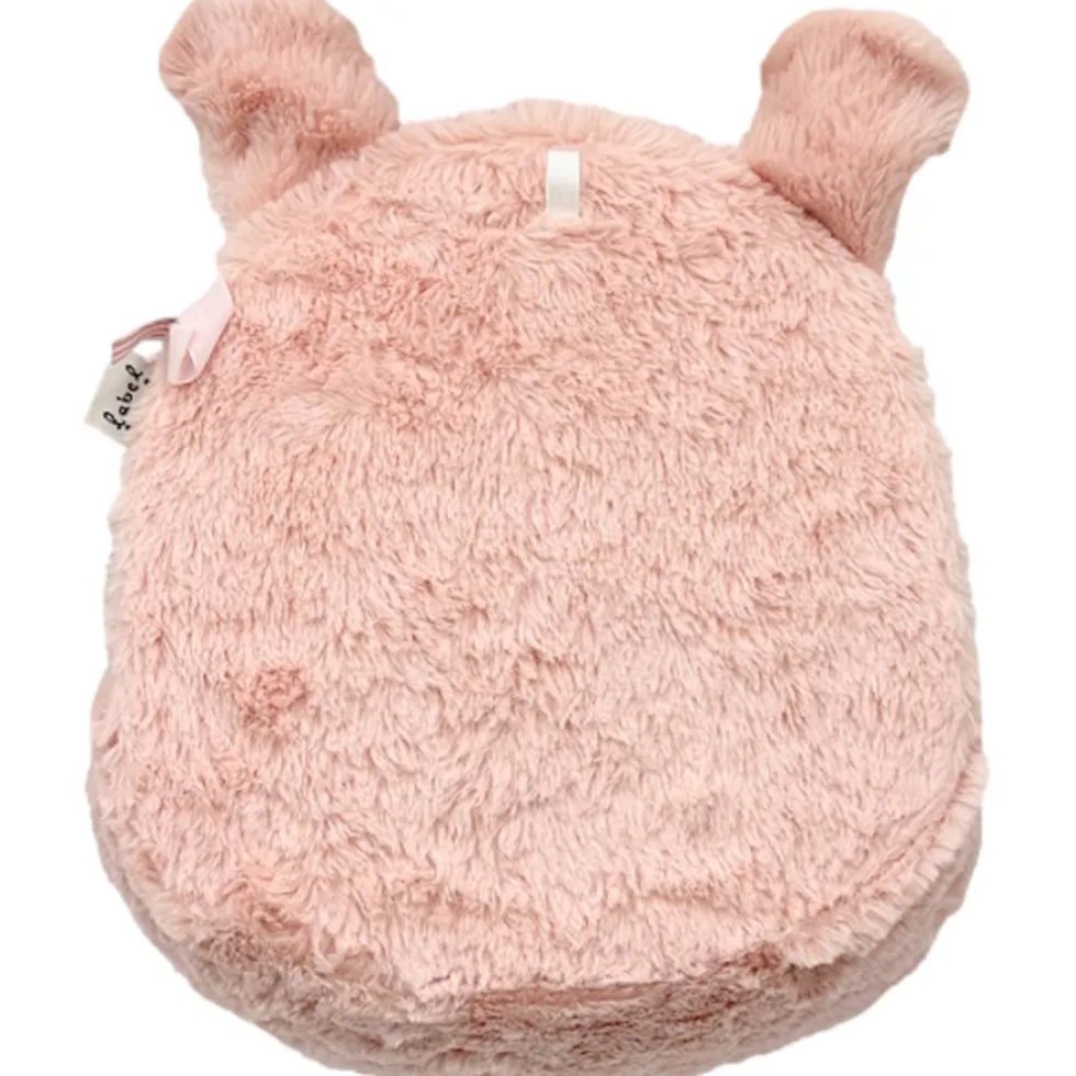 Label Label Hippo Harvey Roze Muurdecoratie