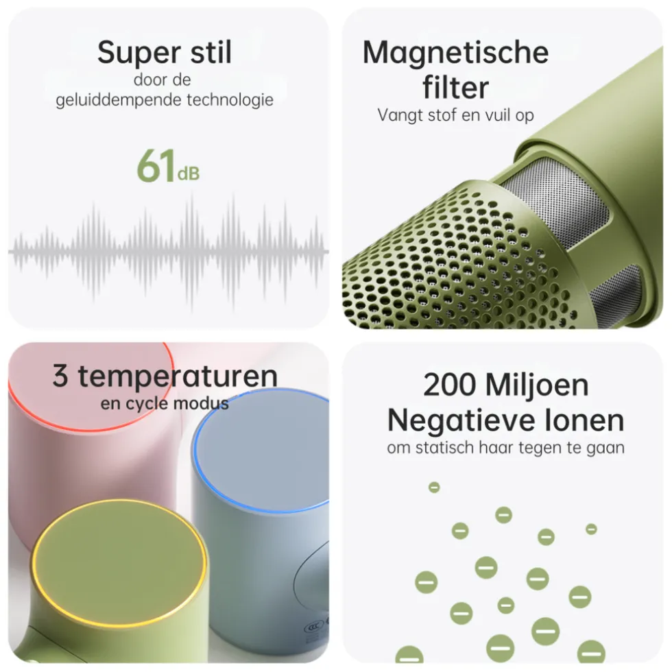 Laifen Mini High Speed Ionische Föhn
