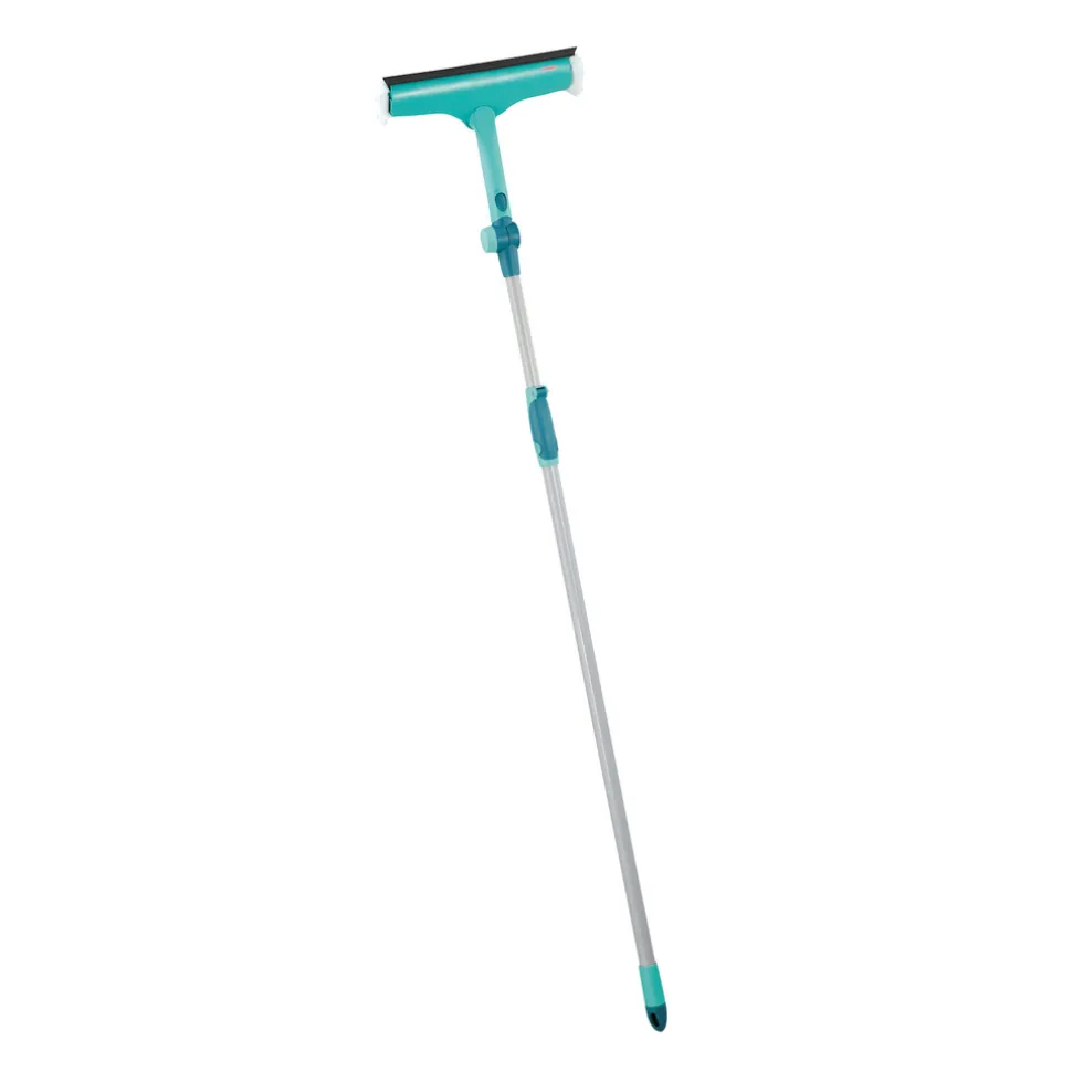 Leifheit Click Systeem 4-in-1 Raamwisser en Kozijnwisser met Telescoopsteel