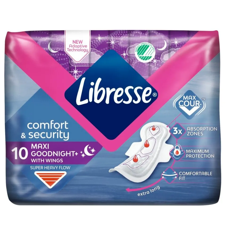 Libresse Maxi Goodnight Wing Maandverband