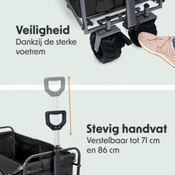 LifeGoods Opvouwbare Bolderkar