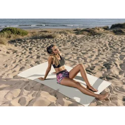 LINNICK Strandlaken Microvezel 100x200cm - sand
