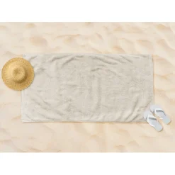 LINNICK Strandlaken Microvezel 100x200cm - sand