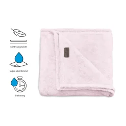 LINNICK Strandlaken Microvezel 100x200cm - light pink
