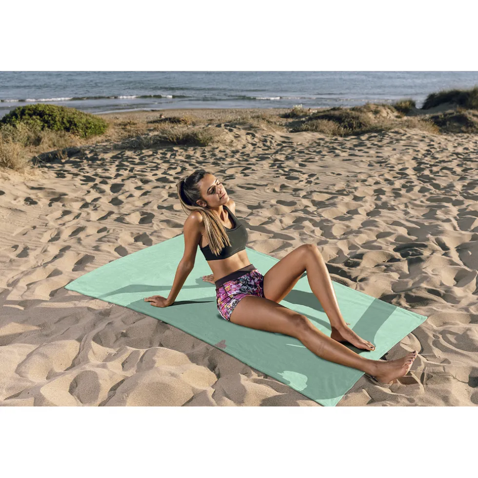 LINNICK Strandlaken Microvezel 100x200cm - sea green