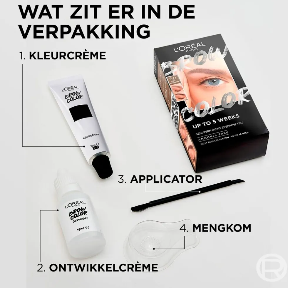 L'Oréal Paris 1.0 Black Brow Color Wenkbrauwverf
