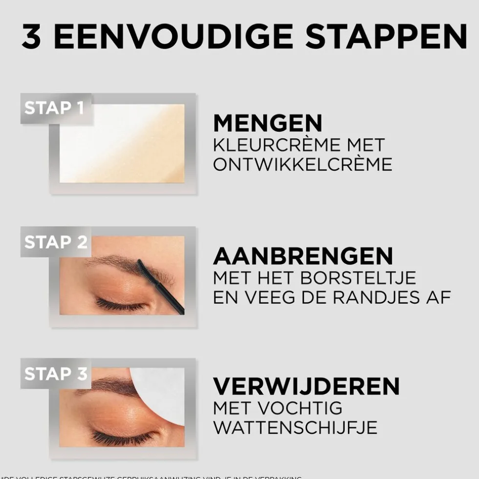 L'Oréal Paris 3.0 Dark Brunette Brow Color Wenkbrauwverf
