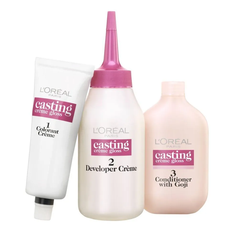L'Oréal Paris Casting Créme Gloss 454 Mahonie Koperbruin Semi-Permanente Haarkleuring