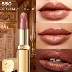 L'Oréal Paris Color Riche 550 Unapologetic Satin Nude Lippenstift