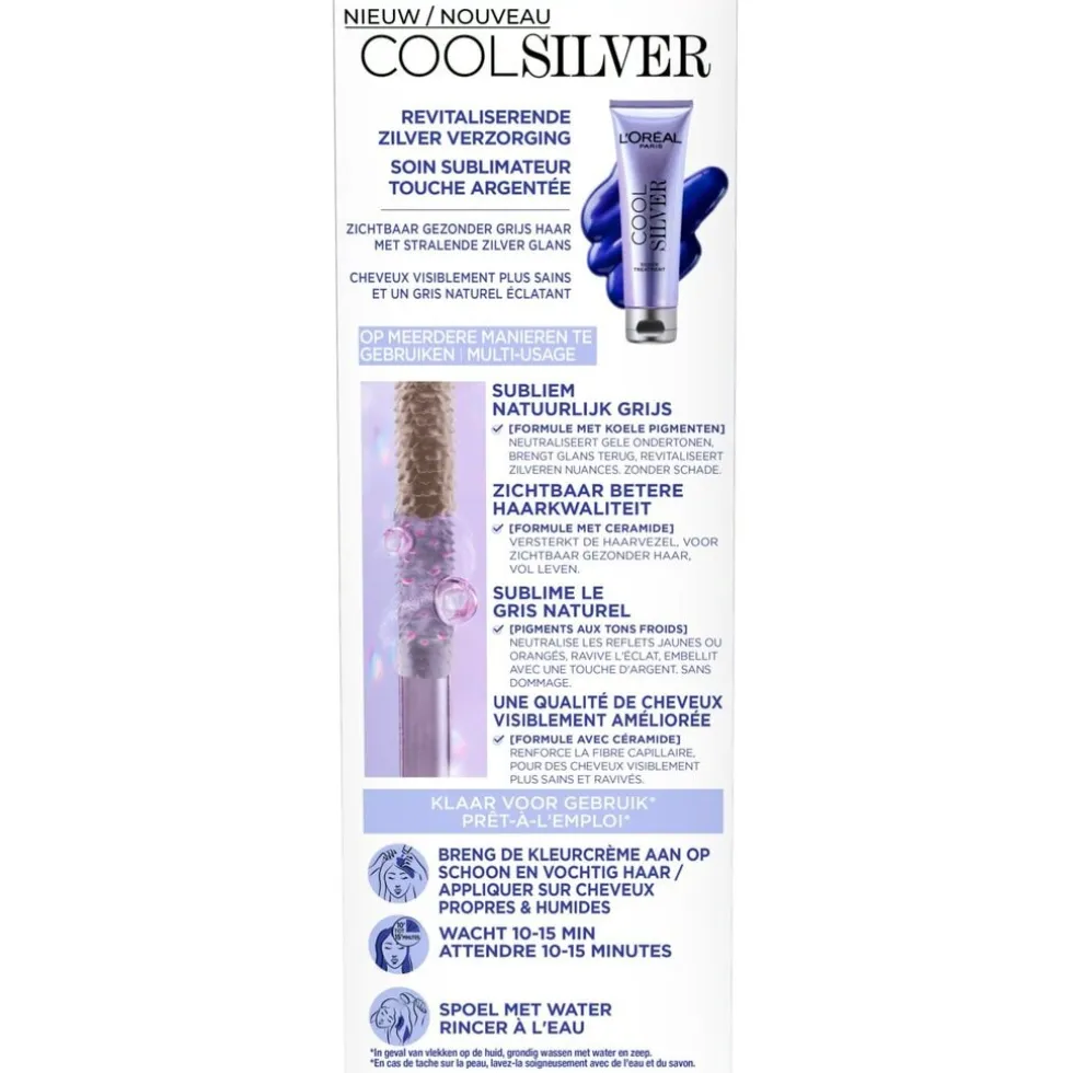 L'Oréal Paris Cool Silver 1 Puur Wit Revitaliserende Zilver Verzorging