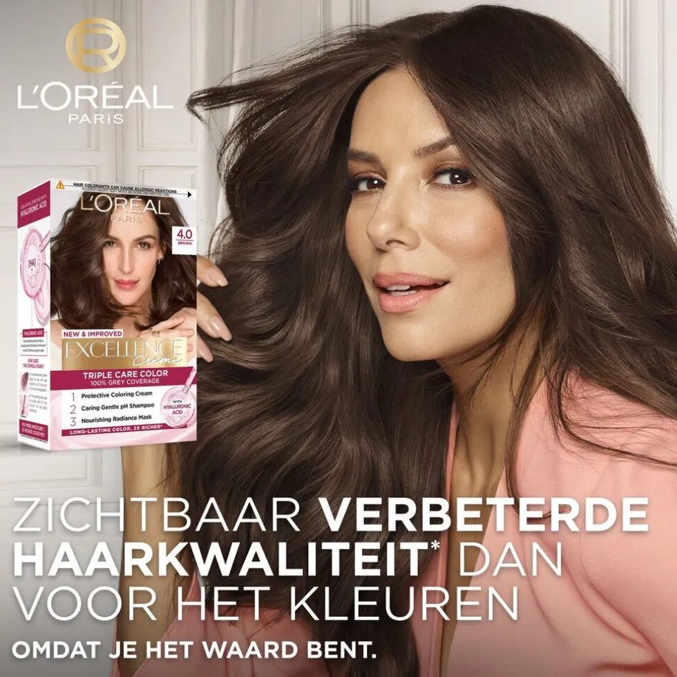 L'Oréal Paris Excellence Crème 8.1 Licht Asblond Permanente Haarverf