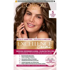 L'Oréal Paris Excellence Crème 5 Lichtbruin Permanente Haarverf