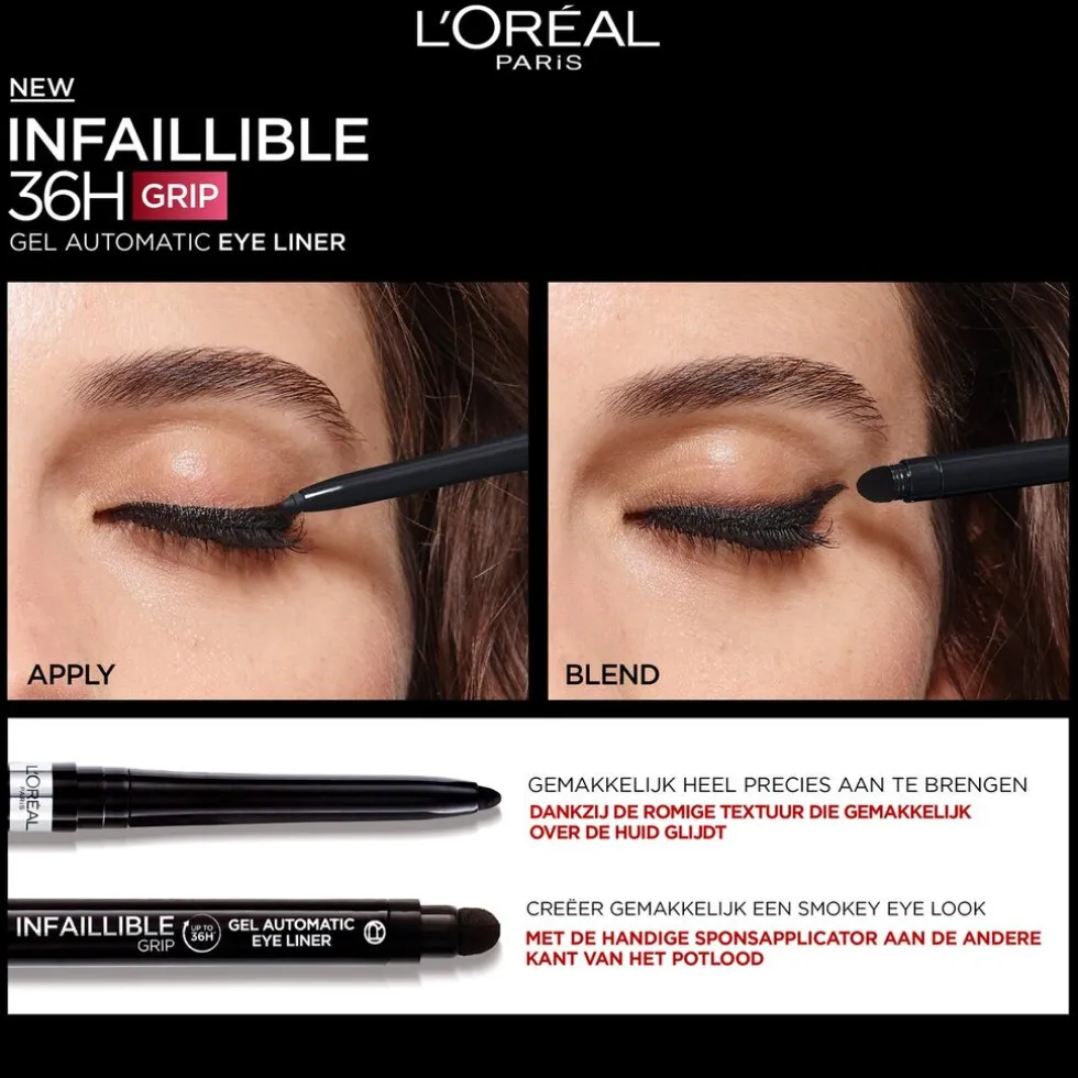 L'Oréal Paris Infaillible 36H Grip Gel Automatic Brown Denim Eyeliner