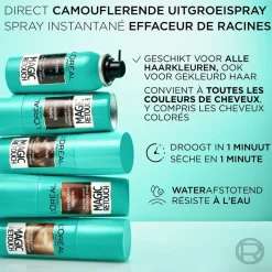 L'Oréal Paris Magic Retouch Donkerblond Camouflerende Uitgroeispray
