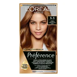 L'Oréal Paris Préférence 5.3 Goud Lichtbruin Permanente Haarkleuring