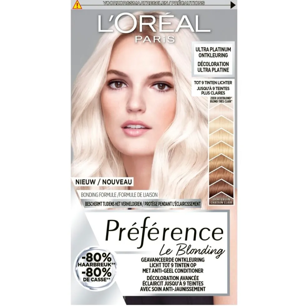 L'Oréal Paris Préférence Le Blonding Ultra Platinum Ontkleuring
