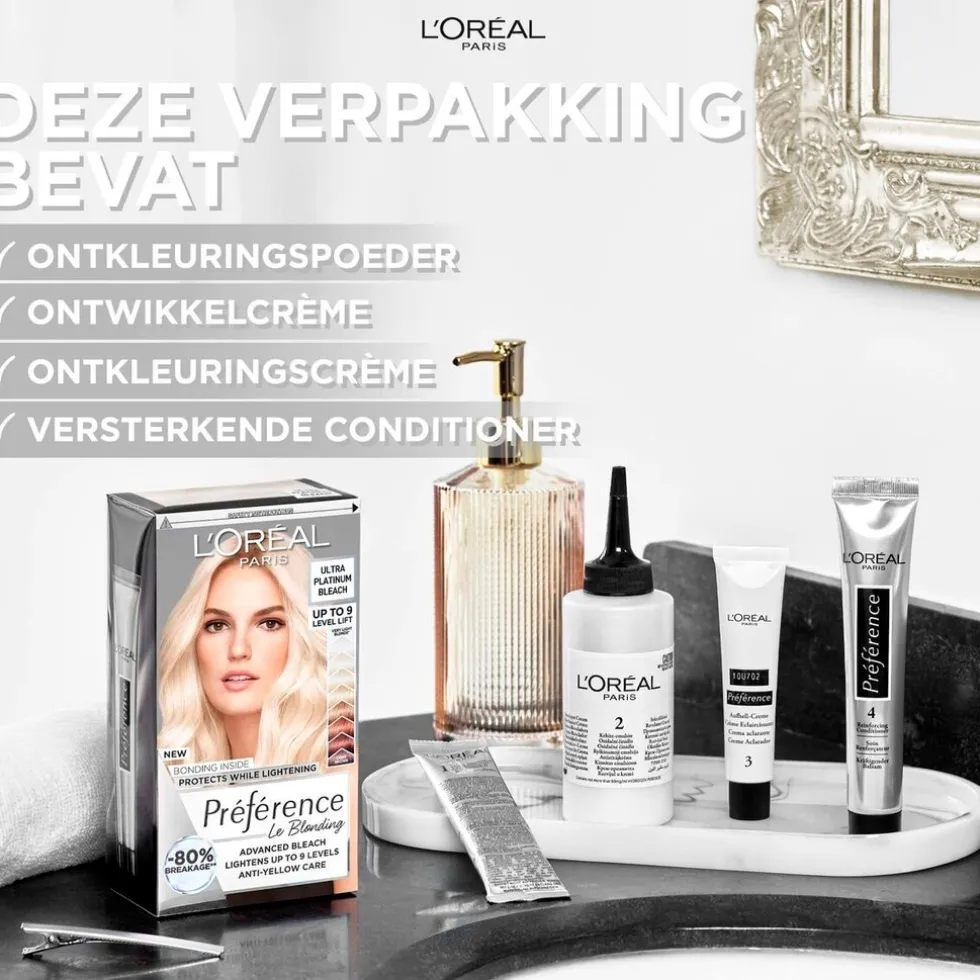 L'Oréal Paris Préférence Le Blonding Ultra Platinum Ontkleuring