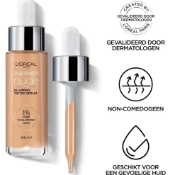 L'Oréal Paris True Match Nude 6-7 Tan Plumping Tinted Serum