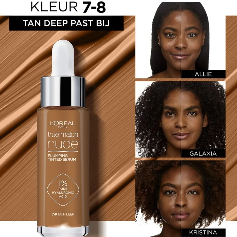 L'Oréal Paris True Match Nude 7-8 Tan Deep Plumping Tinted Serum