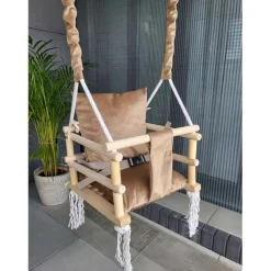 Lovegifts Luxe Houten 3 in 1 Meegroei Babyschommel en Kinderschommel
