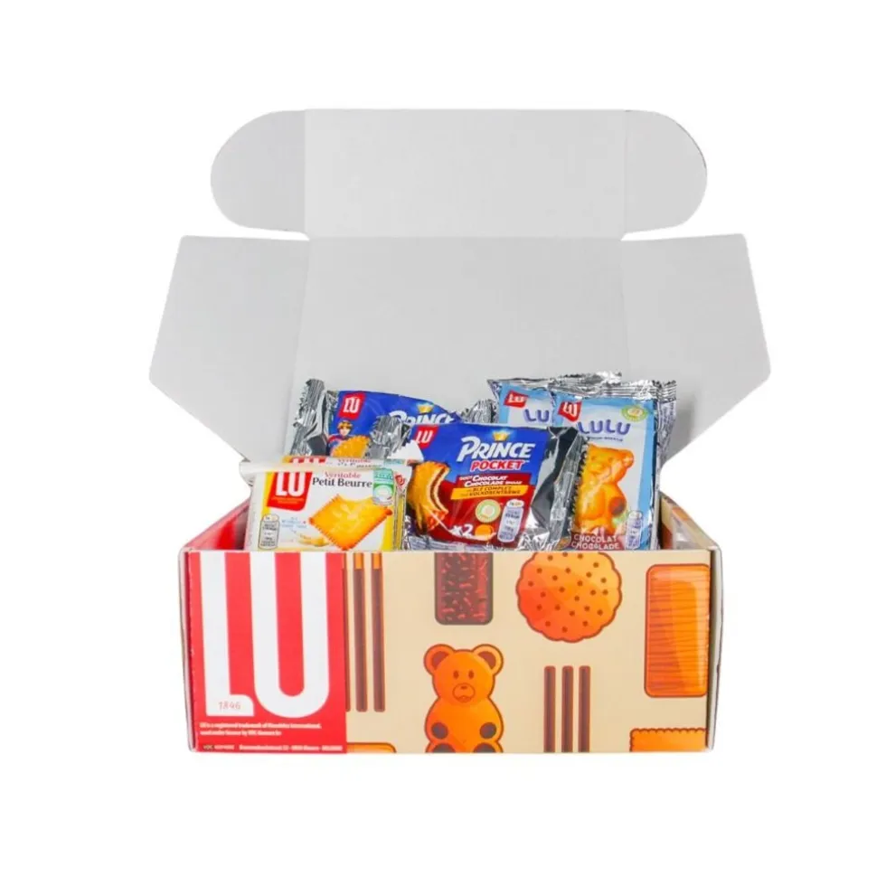 LU Festival koekjesdoos - Mix van Prince Pocket, Véritable Petit Beurre en Lulu Choco Beertjes