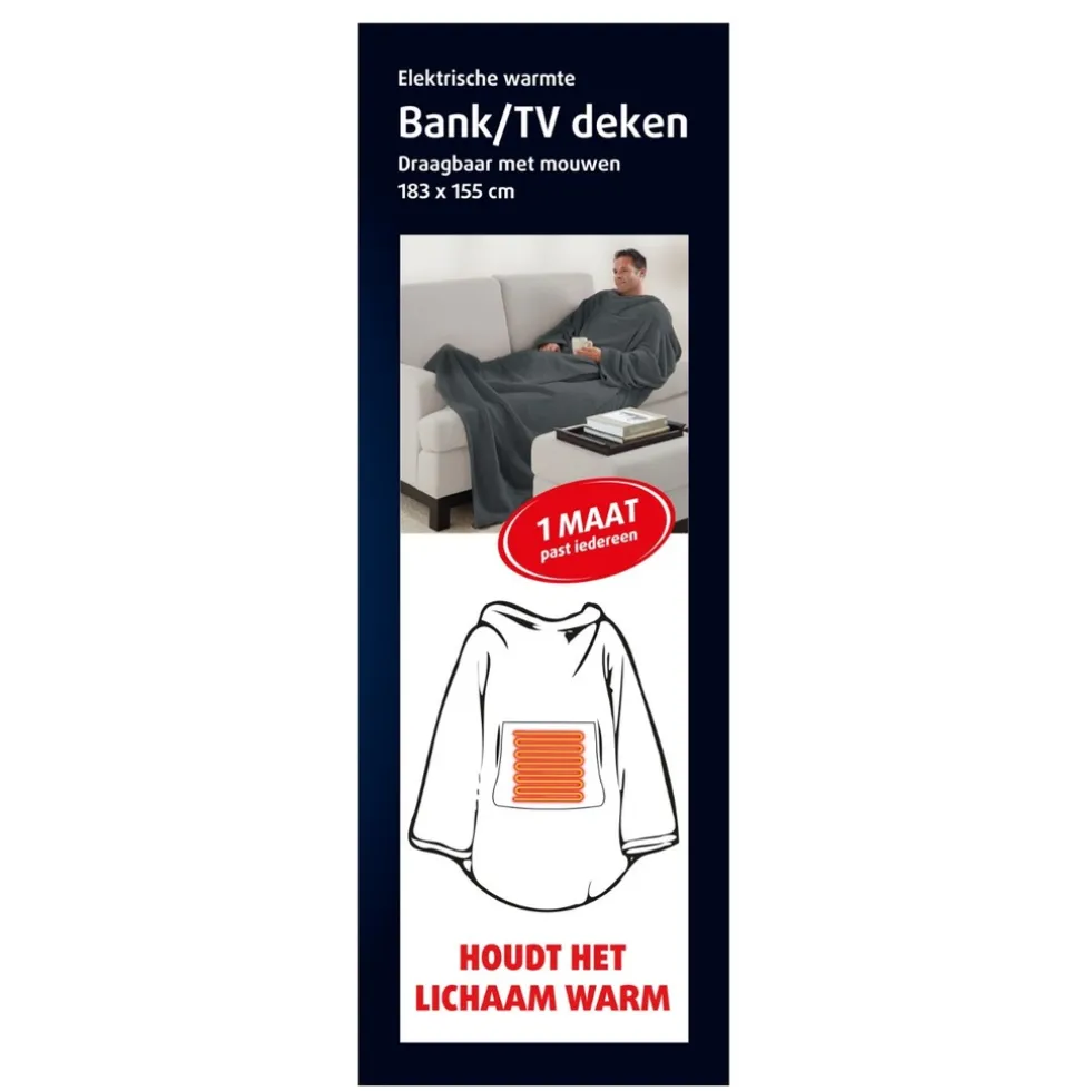 Lucovitaal Elektrische warmte Bank/TV deken
