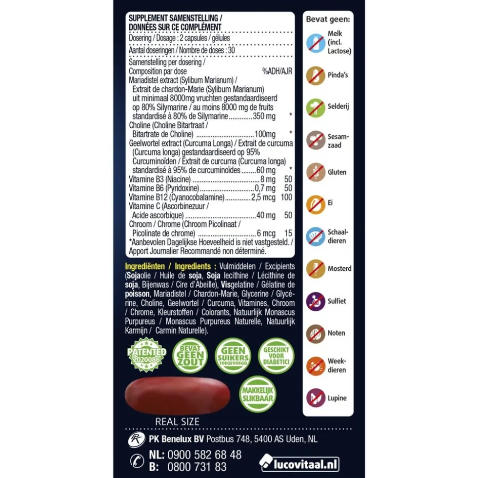 Lucovitaal Lever Reiniging Capsules
