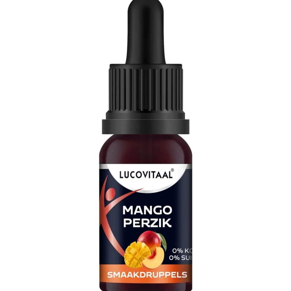 Lucovitaal Mango Perzik Smaakdruppels