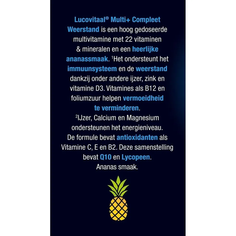 Lucovitaal Multi+ Weerstand Kauwtabletten