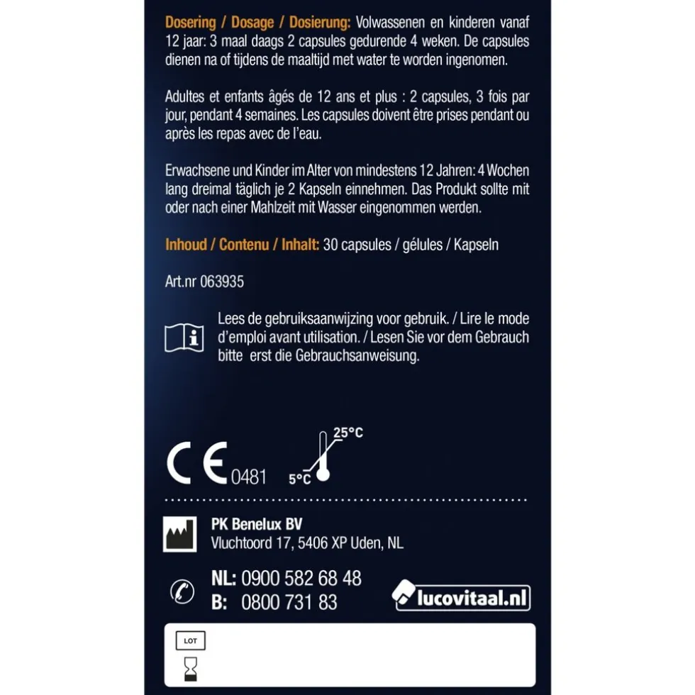 Lucovitaal Prikkelbare Darm Syndroom Capsules